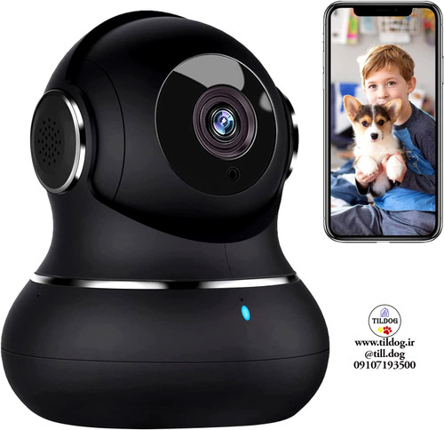 دوربین امنیتی خانگی 1080P برند Litokam کد DL600 برای حیوان خانگی/نوزاد/سالمند.